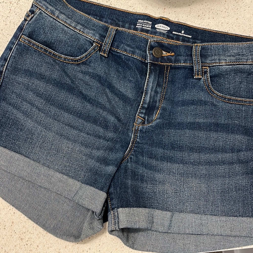 Denim shorts